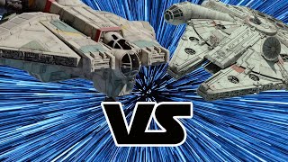 Millennium Falcon vs The Ghost [upl. by Nylarej]