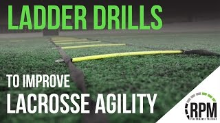 Ladder Drills to Improve Lacrosse Agility [upl. by Olia]