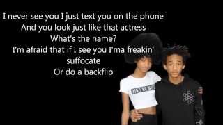 Jaden Smith  PCH ft Willow Smith Official Lyrics Video [upl. by Theresita607]