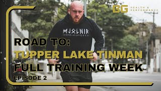 Road To Tupper Lake Tinman Triathlon Full Training Week [upl. by Notned325]