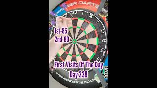 First Visits Of The Day 238 darts pdc lukelittler dartsreviews 180 dartschallenge wdf bdo [upl. by Curkell400]