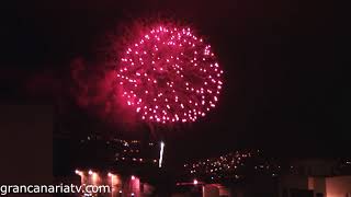 Fuegos Artificiales San Lorenzo 2018 Las Palmas de Gran Canaria [upl. by Ravahs748]