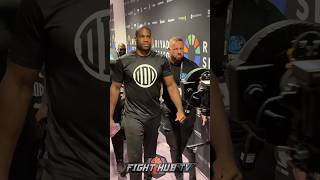 Daniel Dubois ARRIVES ready to KO Anthony Joshua [upl. by Anahsor608]