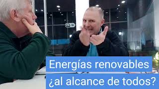 ¿Energías renovables solo para ricos [upl. by Aynotal]