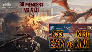 GOTWIC  TheScott ⚔️KvK⚔️  30 EXM members vs NW1🔥 [upl. by Ameen297]