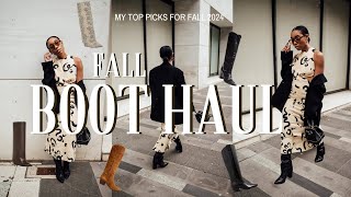 7 Boots Im Wearing all Season Fall Boot Haul tryon haul [upl. by Schlessel949]