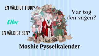 En julkalender i Juli månad Del 1 unboxing merrychristmas [upl. by Korb]