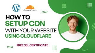 How to Set up Cloudflare CDN on WordPress  Free SSL Certificate  Cloudflare CDN Setup wordpress [upl. by Nohtanhoj]