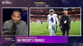 Stephen A Smith says we need to not fully blame Dak Prescott for Cowboys failures [upl. by Horan551]