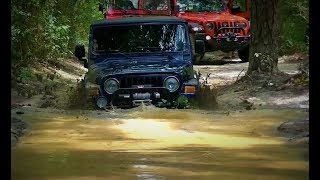 Romp in the Swamp  a Jeep 4x4 offroading trail ride in Central Florida [upl. by Ahsrats]