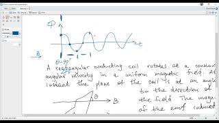 IB Physics D4 HL only Specimen 2025 Paper 1A29 Induction Rotating coil IB Physics Tutor Online [upl. by Rhoda]