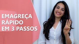 3 passos para emagrecer de forma rápida • Nutrição • Casule Saúde e Bemestar [upl. by Aiksas290]