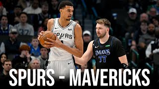 En VIVO ¡SPURS vs MAVERICKS ¡WEMBANYAMA vs LUKA DONCIC 🤯 [upl. by Cassondra597]