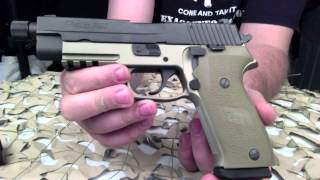 Sig Sauer P220 Combat 45ACP Threaded Barrel  Texas Gun Blog [upl. by Bud204]