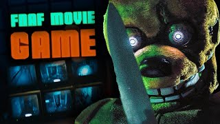 A FNAF GAME BASED OFF THE MOVIE BASED OFF THE GAME  FNAF Movie Game Trailer Reaction [upl. by Dragoon]