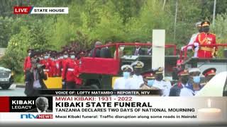 Funeral procession of the late Mwai Kibaki leaves State House for Nyayo stadium [upl. by Lam100]