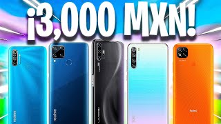 TOP 5 CELULARES ECONOMICOS DE 3000 PESOS MEXICO 2021 tiendas en linea Coopel en linea [upl. by Drye]