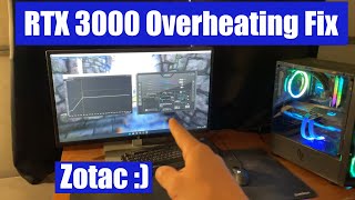 Fix your Overheating RTX 3000 Card Zotac Models Im looking at you [upl. by Einnalem997]