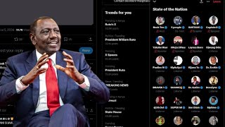 President Ruto faces nightmare as he answers tough questions from Kenyans on X space [upl. by Arrekahs980]