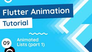 Flutter Animation Tutorial 9  Animated Lists [upl. by Venetis862]