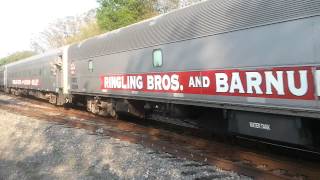 Ringling Brothers Circus Train  Red Unit [upl. by Marsiella566]