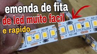 como emendar fita de LED [upl. by Brendin]