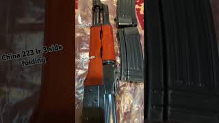 CHINA 223 Lr3 Side folding Gun Review trend trending yt ytshort hajigularms [upl. by Romano287]