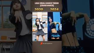 Lisa recreated her viral crab dance😍🖤🔥 Then vs now blackpink lalisa shorts trend mostviral [upl. by Eremehc]