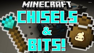 CHISELS amp BITS MOD  SPOTLIGHT REVIEW  MINECRAFT 18 [upl. by Sherrard400]