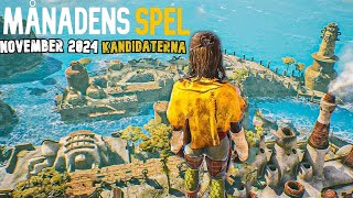 Månadens Spel  November 2024  Kandidaterna [upl. by Pengelly]