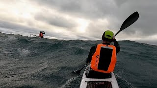 October 1st Superior surfski downwind [upl. by Eimat809]