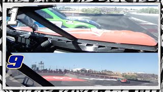 Every camera angle of Ross ChastainKyle Busch moment at Sonoma  NASCAR [upl. by Enitsrik]