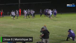 Varsity Football  Manistique  LAnse [upl. by Vharat]