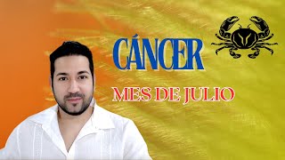 CÁNCER ♋️ MES DE JULIO DE 2024 🔮🍀☀️ [upl. by Ezara]