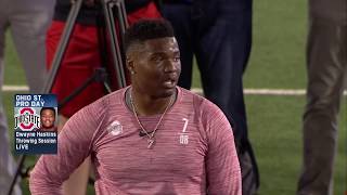 Every Throw from Dwayne Haskins Pro Day [upl. by Salvucci]