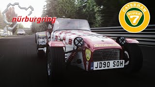 Caterham 620R 2013  Nürburgring  Touristenfahrten  Pedal Cam  AC [upl. by Margie]