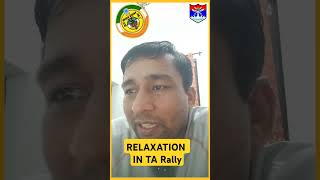 Relaxation In Army Rally  TA Rally shorts [upl. by Anirb]