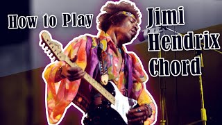 How to play the Jimi Hendrix Chord  Guitar Lesson [upl. by Hasheem596]