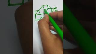 Car easy drwing bnaayeviralvideo kajalpencil youtubeshorts [upl. by Cyna]