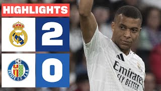 REAL MADRID 2  0 GETAFE CF I RESUMEN LALIGA EA SPORTS [upl. by Ochs]