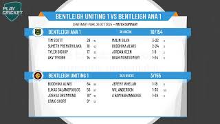 Bentleigh Uniting 1 v Bentleigh ANA 1 [upl. by Katushka]