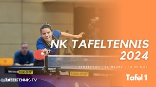 NK Tafeltennis 2024 Finaledag  Tafel 1 [upl. by Raynard]