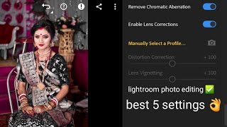 lightroom best 5 settings 😱😱how to lightroom photo editing ✅️sk photographylightroom editing [upl. by Oisangi]