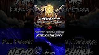 I Am That i Am vs nemo ex machinaapophatic theology shorts wod [upl. by Aneetsirhc]