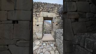 Machu Picchu Megalithic Entryway with Components shorts travel peru [upl. by Ayanet]