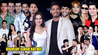 UNCUT  Digvijay Singh Rathee Splitsvilla X5 GRAND Success Party  UnnatiSachin JashwanthPrince [upl. by Micco]