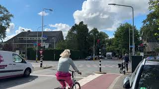 Bicycle scramble  conflict mitigation right turn signal with permissive lefts [upl. by Llerehs]