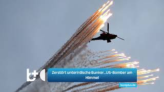 Zerstörung unterirdischer Bunker  USBomber am Himmel Seoul zeigt sein Arsenal [upl. by Sauncho]