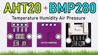 AHT20BMP280 Temperature Humidity and Air Pressure Module High precision Digital Temperature Humidit [upl. by Akiemat]