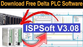 Free Download Delta PLC ISPSoft software Install know free PLC Software [upl. by Beauvais]